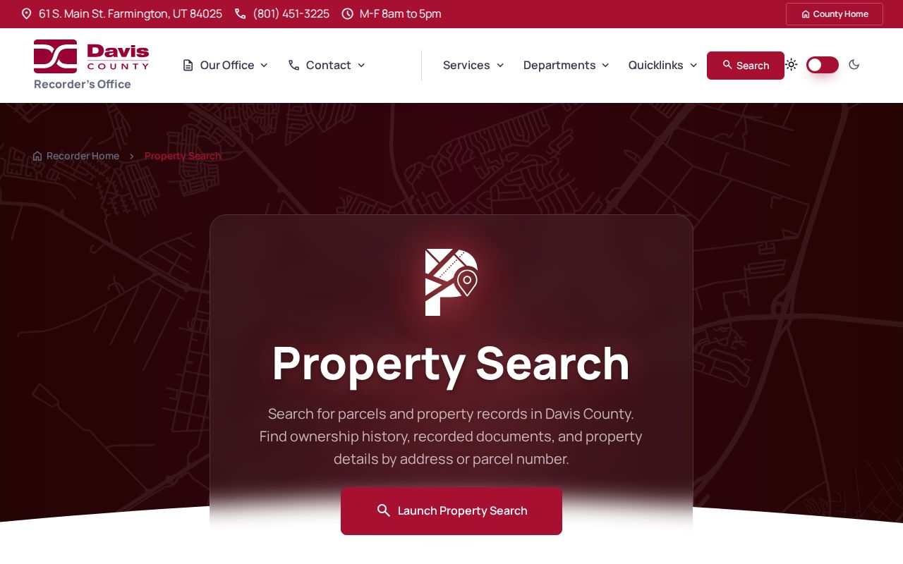 North Salt Lake residents directory Recorder property search